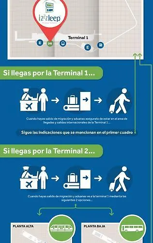 Izzzleep Aeropuerto Terminal 1 3* Mexico City