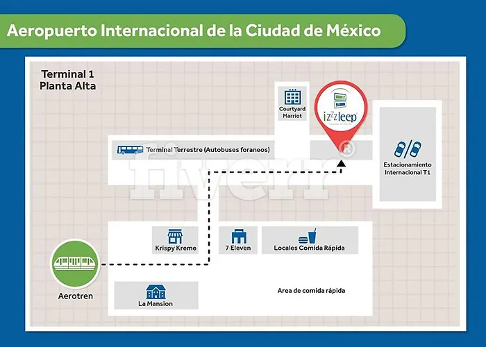 Capsule hotel Izzzleep Aeropuerto Terminal 1 3*